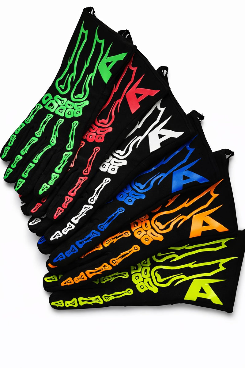 Load image into Gallery viewer, Accelo Skeleton SFI Gloves
