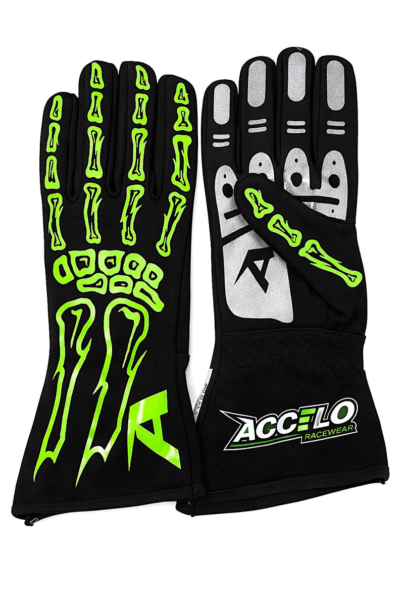 Load image into Gallery viewer, Accelo Skeleton SFI Gloves

