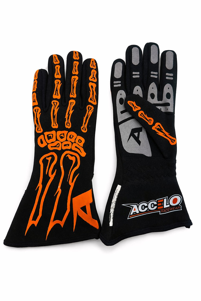 Load image into Gallery viewer, Accelo Skeleton SFI Gloves
