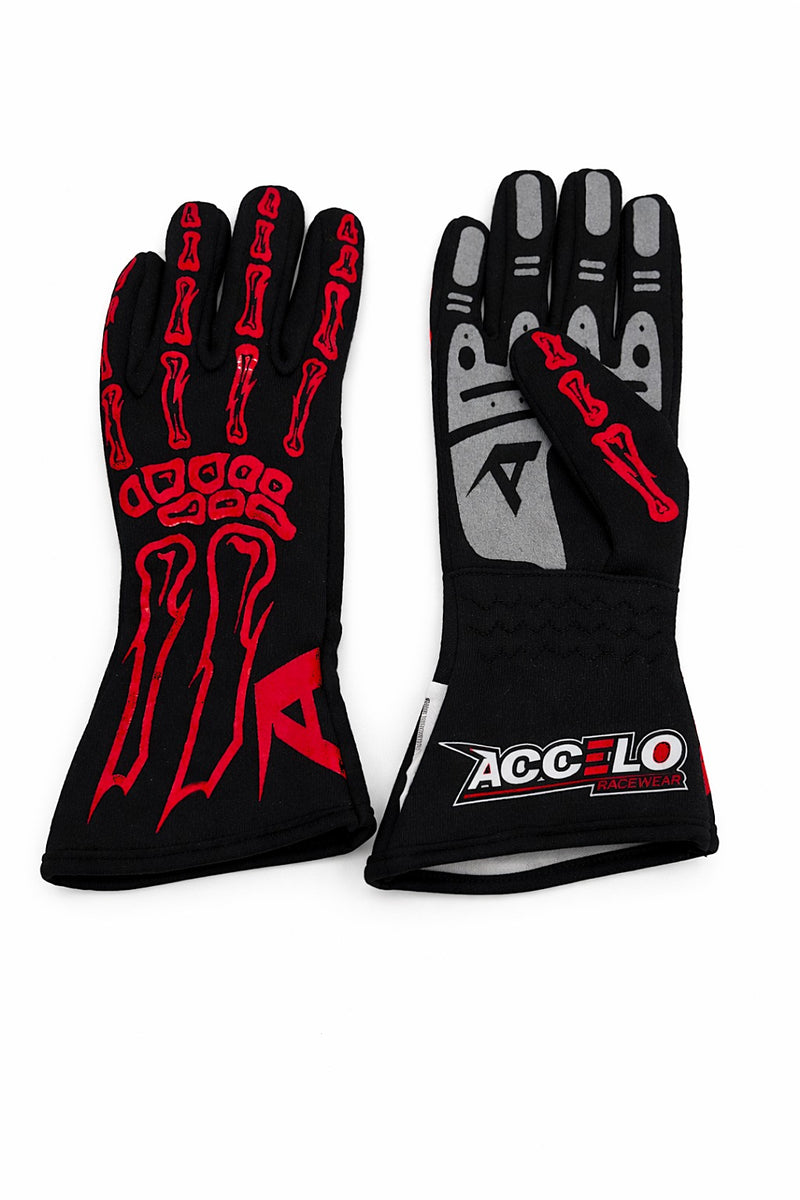 Load image into Gallery viewer, Accelo Skeleton SFI Gloves
