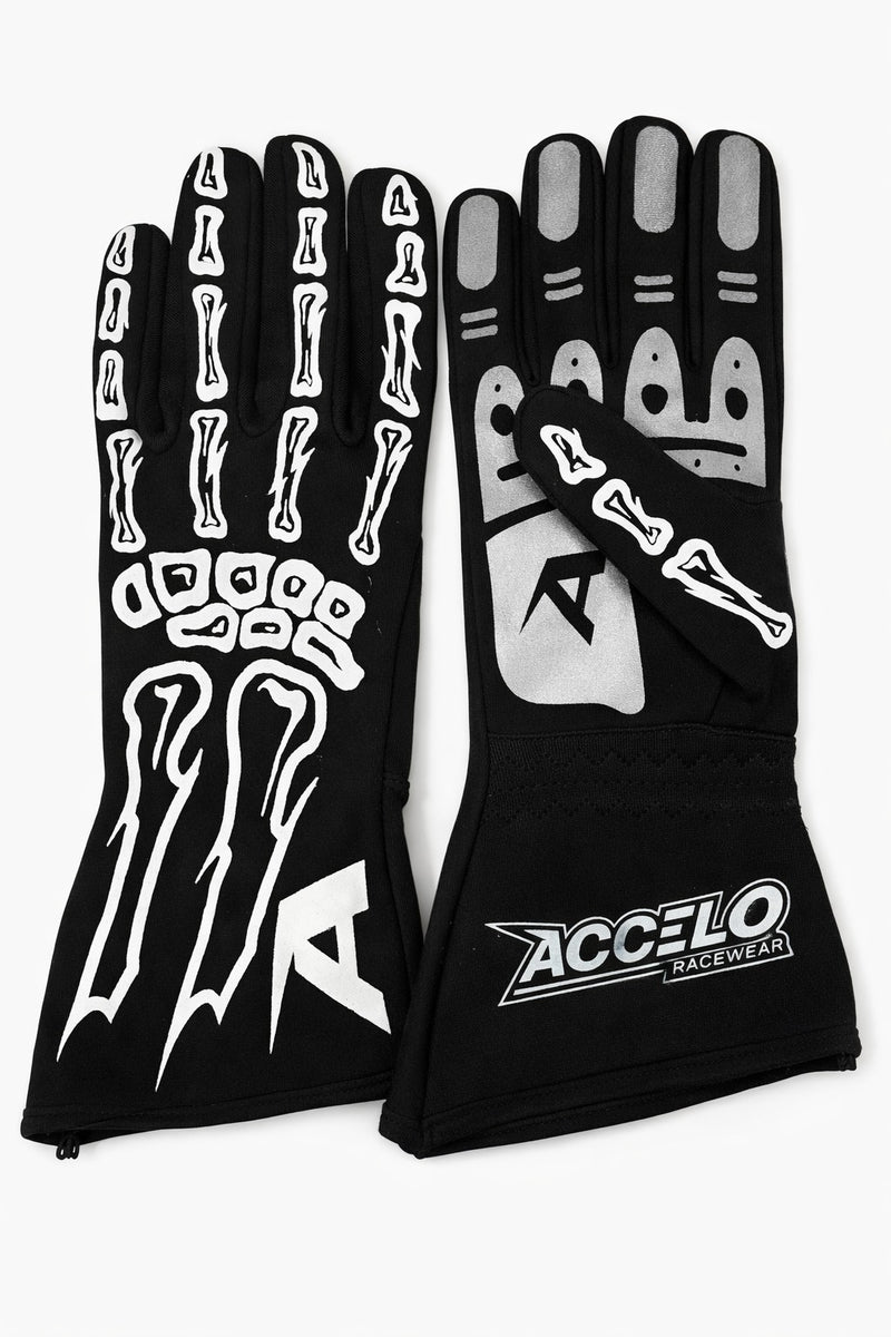 Load image into Gallery viewer, Accelo Skeleton SFI Gloves
